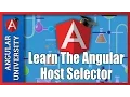 Learn An Angular CSS Extension Feature - The Host Pseudo Selector