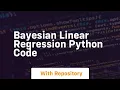 bayesian linear regression python code