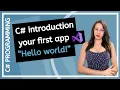 C Introduction - Create your first application Hello World