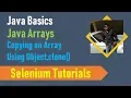 22H Java Basics for Selenium - Java Arrays