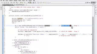 HOW TO READ CSV FILE USING JAVA DEMO