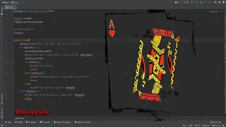 I wrote a Blackjack game in Python