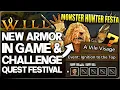 Download Lagu Monster Hunter Wilds - New INCREDIBLE Armor \u0026 Festa Championship Challenge Hunt - Event Quest Guide!