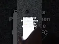 Credit Card Payment Taken On A Mobile Phone Using The Built In NFC So No POS Card Terminal Is Needed
