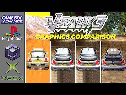 Download MP3 V-Rally 3 | Graphics Comparison ( GBA vs PS2 vs GameCube vs XBOX )