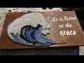 The Wave String Art - Making of