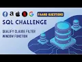 SQL FAANG Interview QUALIFY clause tested in Google Big Query