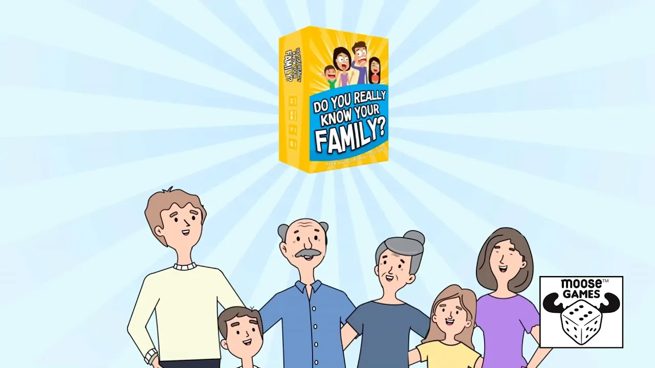Moose Top TV Commercials — Do You Really Know Your Family? - Moose Games (YouTube video ad)