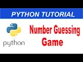 Number Guessing game in Python-28 Python Complete Course in