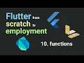 Free Flutter Course From Scratch To Employment 10 functions Flutter Tutorial
