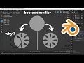 boolean modifier problem which beginners might face in blender