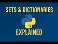 Module 2 Chapter 10 Sets and Dictionaries in Python Explained Difference Functions
