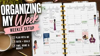Setting Up My Week in my Weekly Hourly Planner