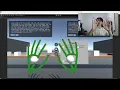 Demo Hand Tracking Gesture Recognition Python OpenCV Mediapipe Unity2019