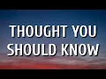 Morgan Wallen - Thought You Should Know (Lyrics)