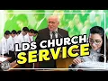What happens at a Latter-day Saint church service on Sunday Ep 169