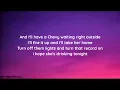 Riley Green - I Hope She's Drinkin' Tonight (lyrics)
