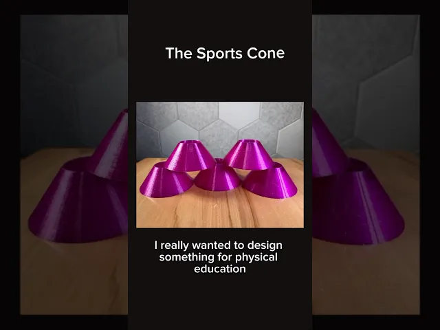 Sports Cone by 3D Printy video thumbnail