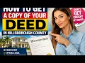 How to get a copy of your deed in Hillsborough County