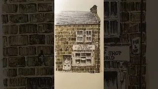 Drawing A Fish Chips Shop Art Drawing Sketch Sketchbook Urbansketching Urbansketch Penart 