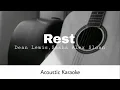 Dean Lewis, Sasha Alex Sloan - Rest (Acoustic Karaoke)