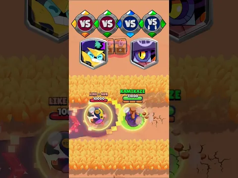 Bolt vs Darryl ⭐ #brawlstars #kamikaze #1vs1