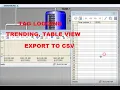 WINCC SCADA TAG LOGGING TABLE VIEW EXPORT TO CSV