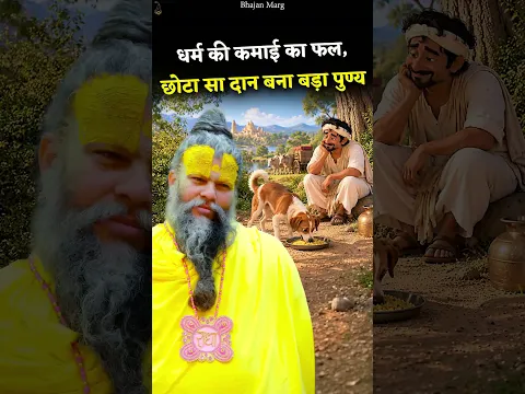 धर्म की कमाई का फल, छोटा सा दान बना बड़ा पुण्य #premanandjimaharaj #bhajanmarg