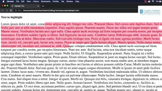 How to Highlight Selected Text Easily jQuery addClass and CSS selection