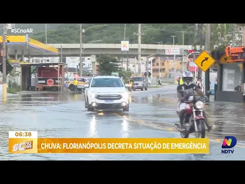 Florianópolis decreta estado de emergência: prefeitura avalia estragos após fortes chuvas