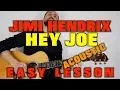 Download Lagu Jimi Hendrix  Hey Joe Acoustic Guitar Lesson