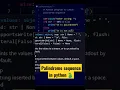 How to check palindrome sequence in python one line code