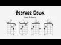 Brother Down (Chords and Strumming) Watch and Learn Guitar Lesson for Beginners
