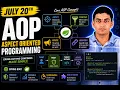 July 20th AOP Aspect PointCut Advice JoinPoint