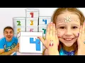 Download Lagu Nastya and dad are learning the Alphabet and Numbers | Educational Videos for Toddlers