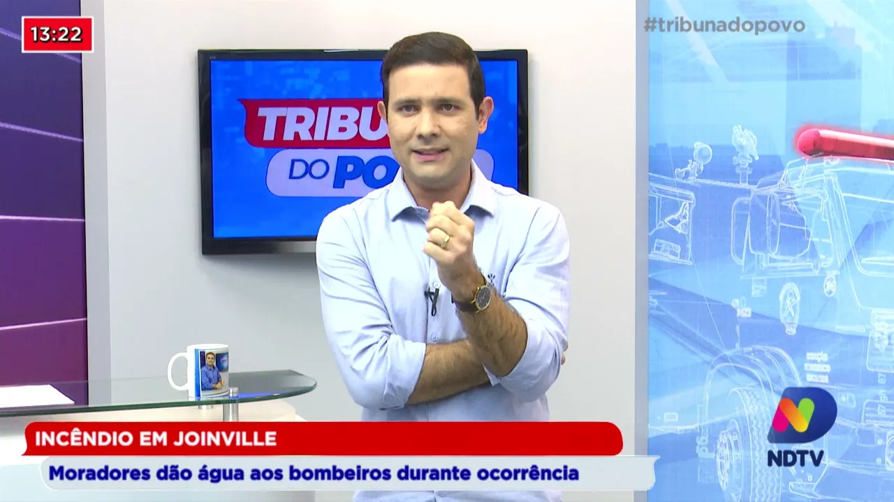 Incêndio em Joinville: Borracharia fica destruída no bairro Petrópolis