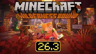 MINECRAFT 26.3 - TUDO QUE CHEGOU na ATUALZIAÇÃO - WILDERNESS BOUND UPDATE