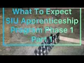 What To Expect SIU Apprenticeship Program Phase 1