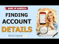 How to Find Bank of America Routing and Account Numbers App Online
