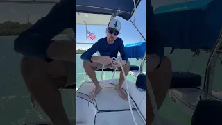 The Bowline Knot 🪢Follow Sailing Bye Felicia for MORE! #sailingbyefelicia