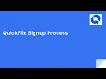 QuickFile Signup Process