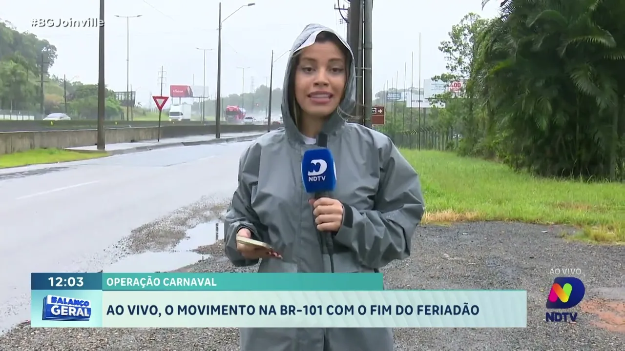 Operação Carnaval: veja o movimento na BR-101 com o fim do feriadão