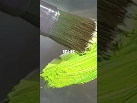 Bob Ross loads the one-inch brush for successful bush highlights #painting #art #bobross