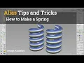 Alias Tips and Tricks 18 - How to Make a Spring