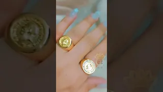خاتم ربع جنيه دندنها