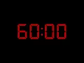 1 Hour 60 Minute Ticking Countdown Timer With Alarm Digital LED Style