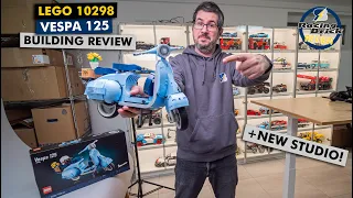 LEGO 10298 Vespa 125 building review + new studio sneak peek!