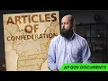 The ARTICLES of CONFEDERATION Explained AP Government Foundational Documents