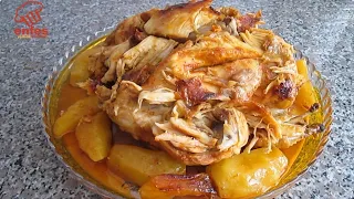 İç Pilavlı Tavuk Dolma | Fırında İç Pilavlı Tavuk. 