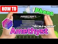 Java Minecraft On Your iPhone With Amethyst Launcher IPA How To Guide iOS 26 3 Or Below